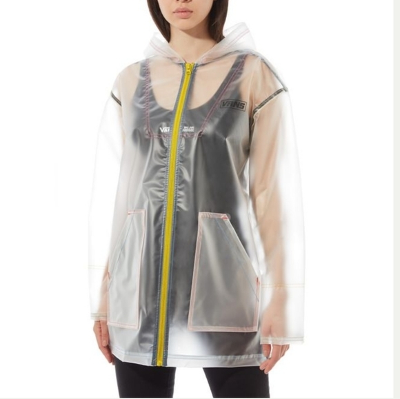 Vans Womens Raincoat Parka Jacket Hooded - Picture 6 of 11